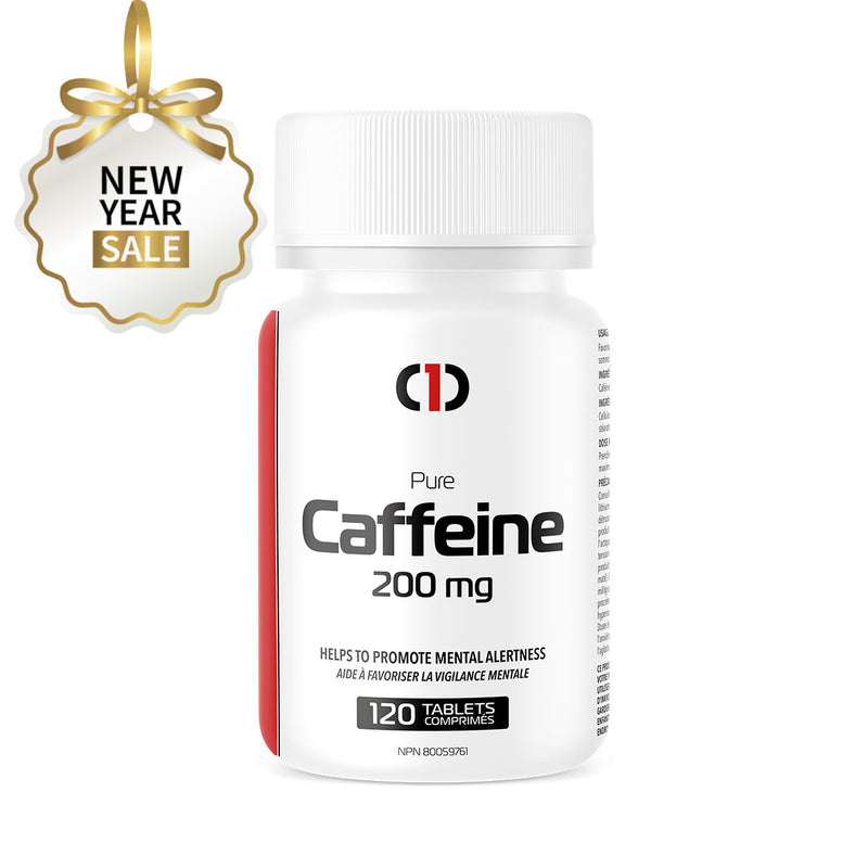 Caffeine 200mg (120 Tabs) | One Brand Nutrition