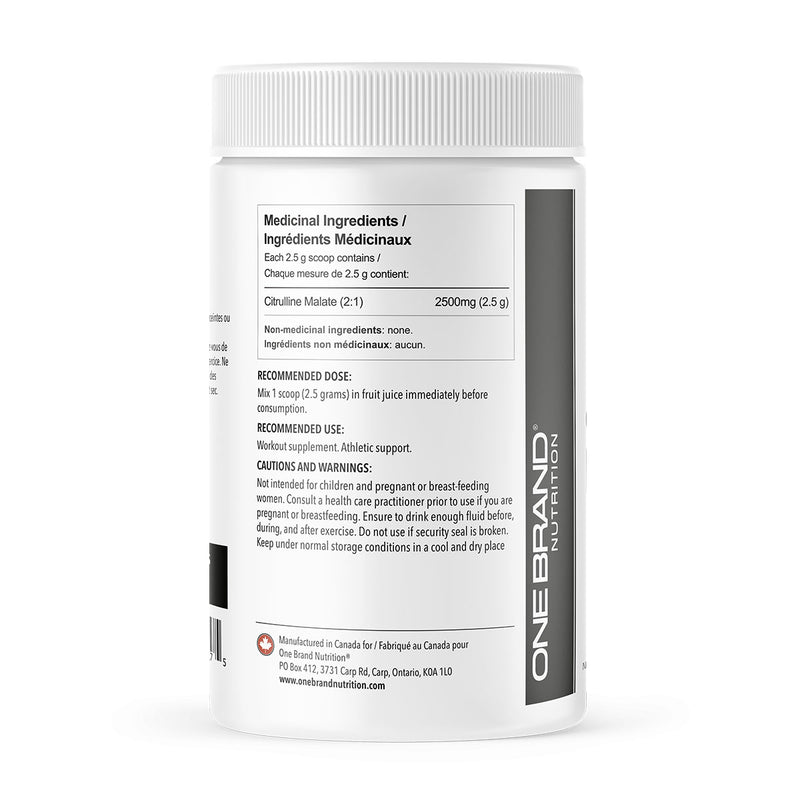 Citrulline Malate 100% Pure (500 g) | One Brand Nutrition