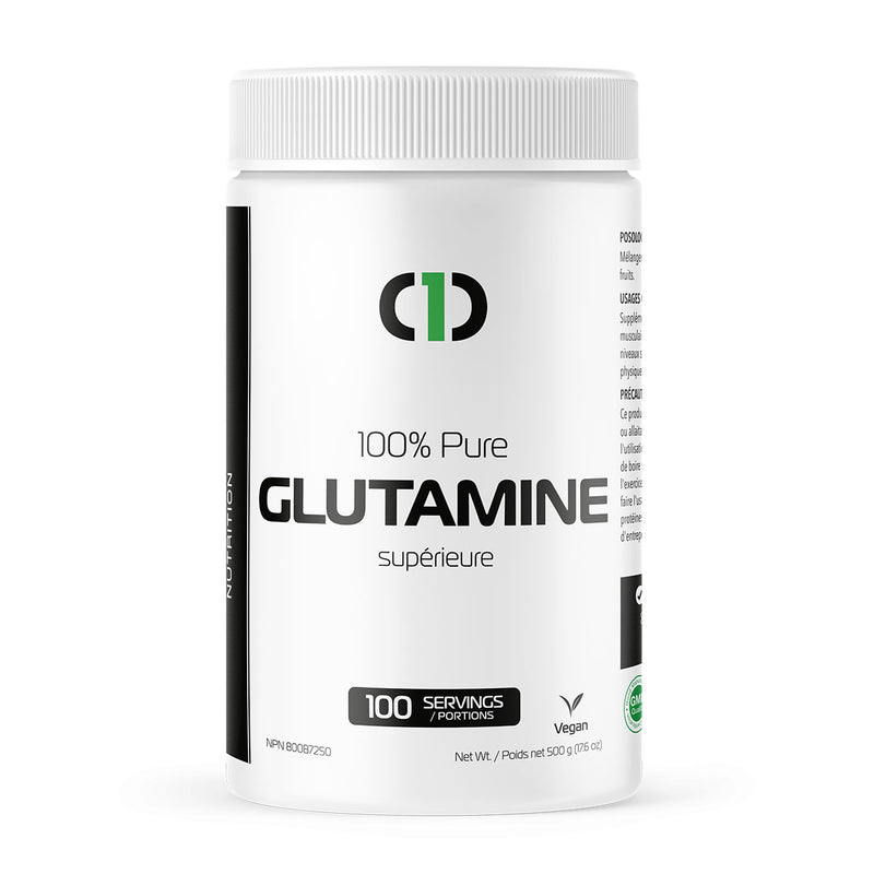 Buy Now! One Brand Nutrition 100% Pure Vegan sourced Glutamine (500 g). One Band Nutrition Glutamine is a pure powder form of the amino acid L-Glutamine.