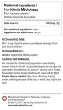 Beta-Alanine 100% Pure (500 g) Vegan Sourced | 166 servings