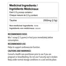 One Brand Nutrition 100% Pure L-Taurine Powder (500 g) supplement facts of ingredients. Taurine is one of the most abundant amino acids in the body and may be one of the most valuable nutrients for your overall health, mental well-being, and longevity.