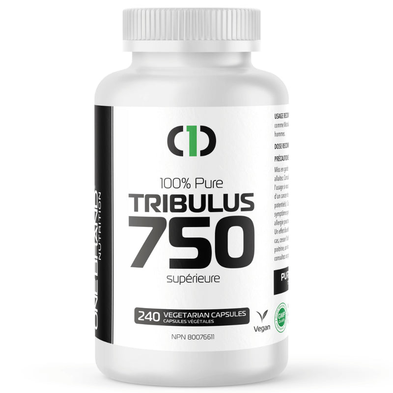 Buy Now! One Brand Nutrition Tribulus 750 (240 caps). Tribulus Terrestris is a potent natural testosterone enhancer.