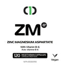 One Brand Nutrition ZM+B6 (120 caps) ZMA | front label image. A 100% all natural formula, One Brand Nutrition's ZM+B6 is the perfect way to help balance testosterone and enhance sleep quality.